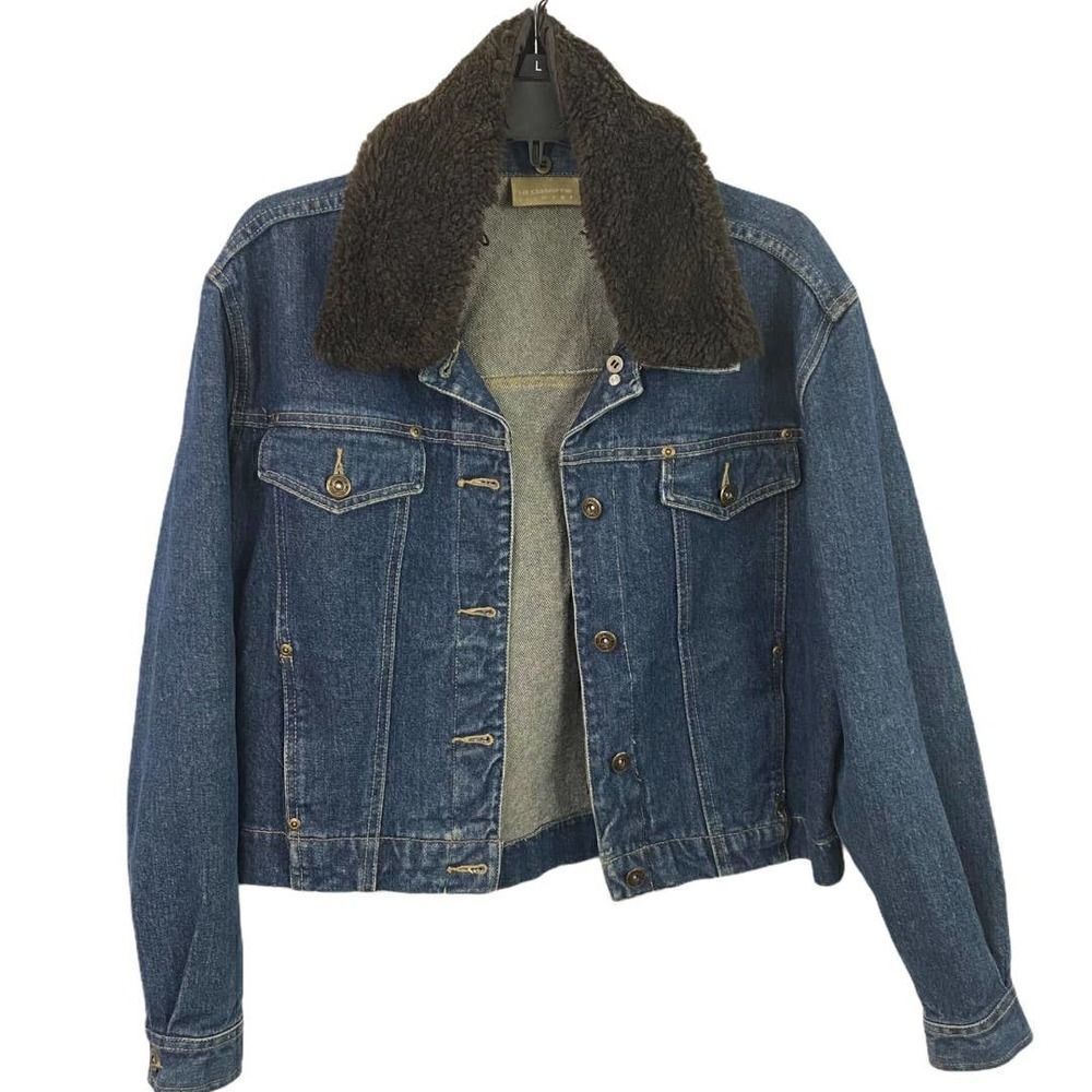 Liz Claiborne Jean Denim Jacket Size Medium